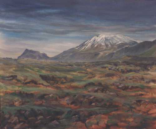 Snaefellsnes from Hotel Budir