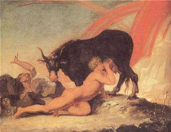 The firstborn of Ymir are fed by the Cosmic Cow, Audhumbla.