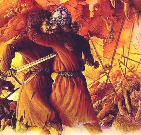 Loki and Heimdall fight to the death.