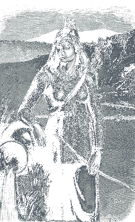 Skade, Goddess of the Hunt, Winter, Independence, and the Bow.