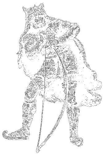 The God of Winter, skiing, hunting, and the bow, Ullr.