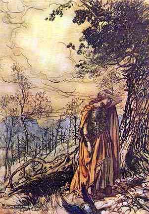 Brunhilde is torn between her duty to Wotan and her love of Siegmund; and she knows that Wotan does not really want her to let Siegmund die, in spite of His command.