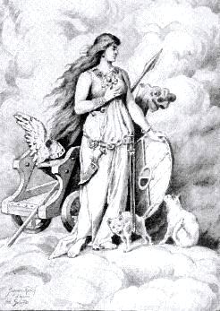 Freya in Her Goddess of Battle aspect.