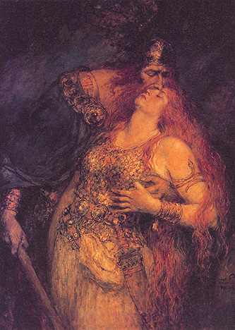 Wotan makes His daughter mortal.