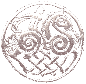 Stylised Oden on His eight-legged horse Sleipner.